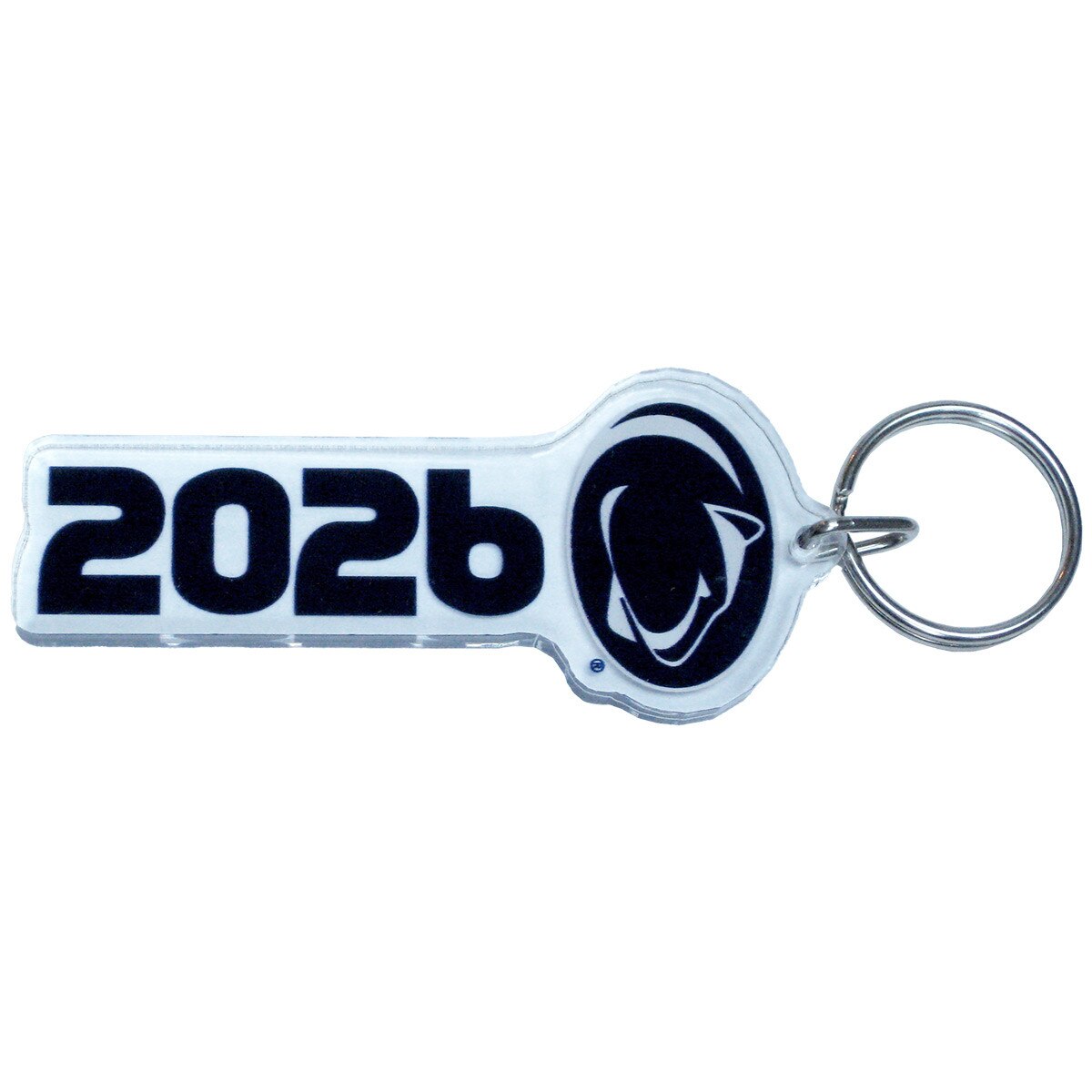 acrylic keychain with Penn State Athletic Logo and 2026